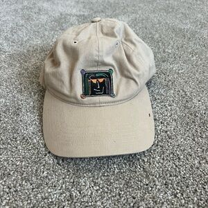 Richardson Headgear Beige Adjustable Cap with Embroidered Design